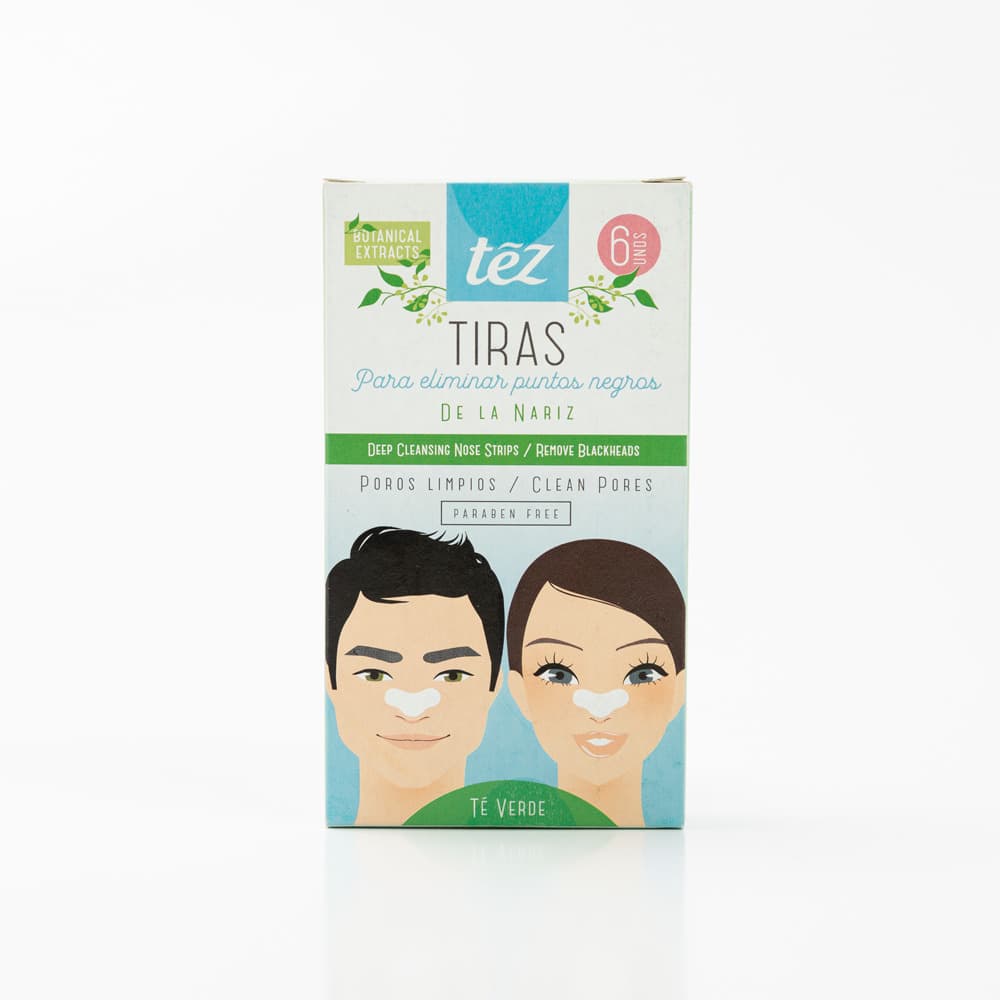 Tiras Para Puntos Negros con Té Verde – Eliminación Efectiva para una Piel Limpia | Tez