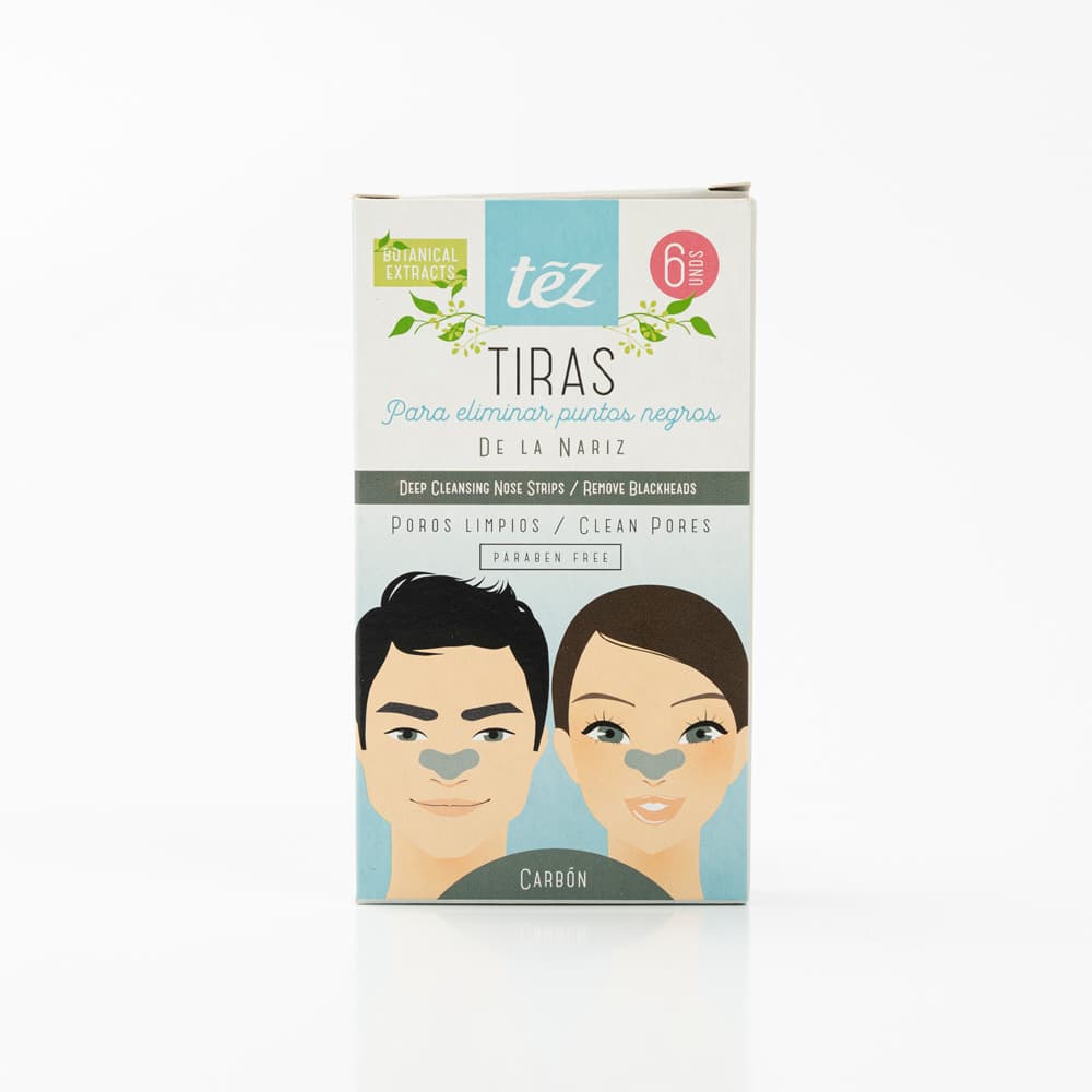 Tiras Purificadoras para Nariz con Carbón Activado - Elimina Puntos Negros Rápidamente | Tez alternate