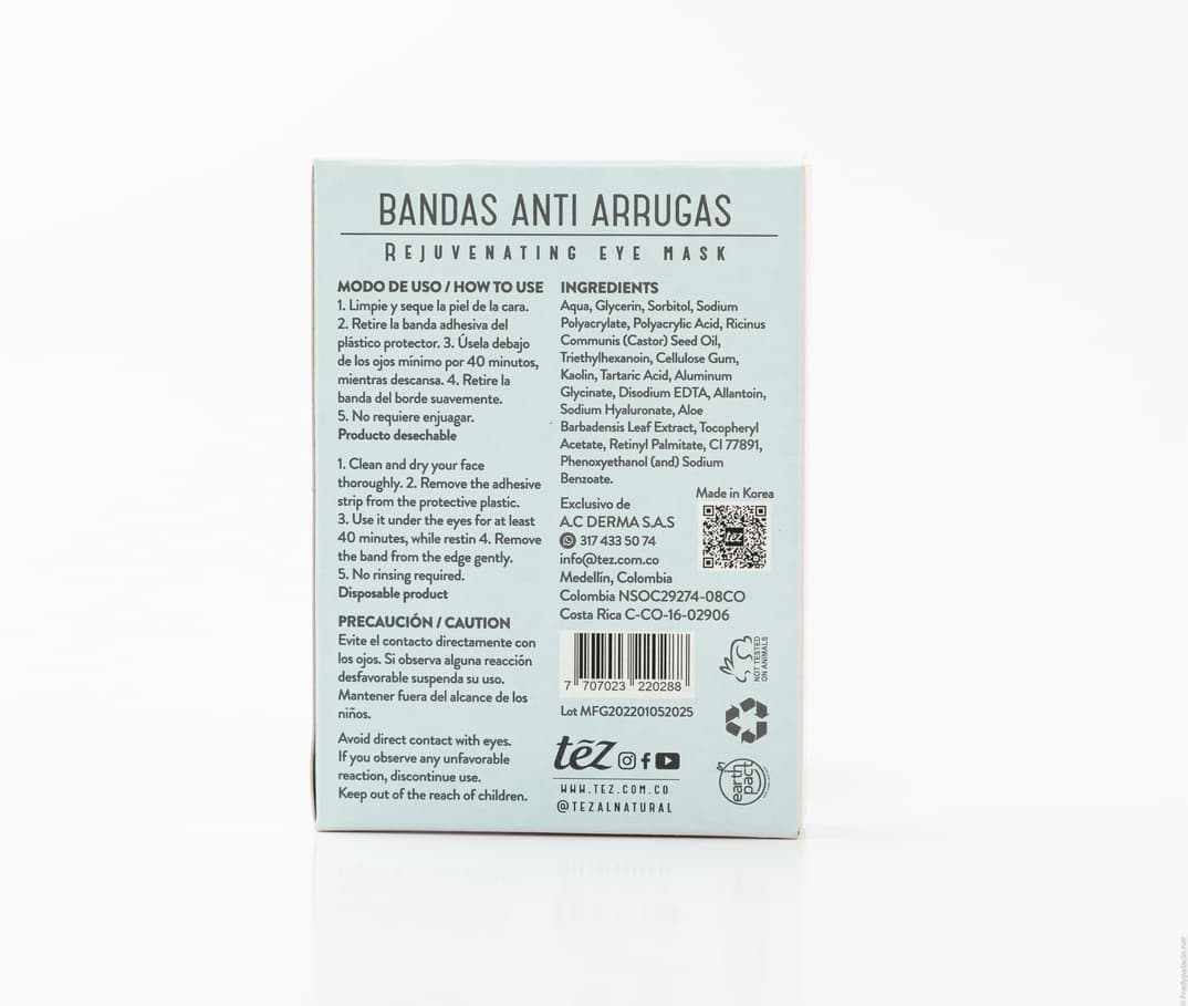 Bandas Antiarrugas – Rejuvenecimiento Facial Efectivo al Dormir | Tez alternate