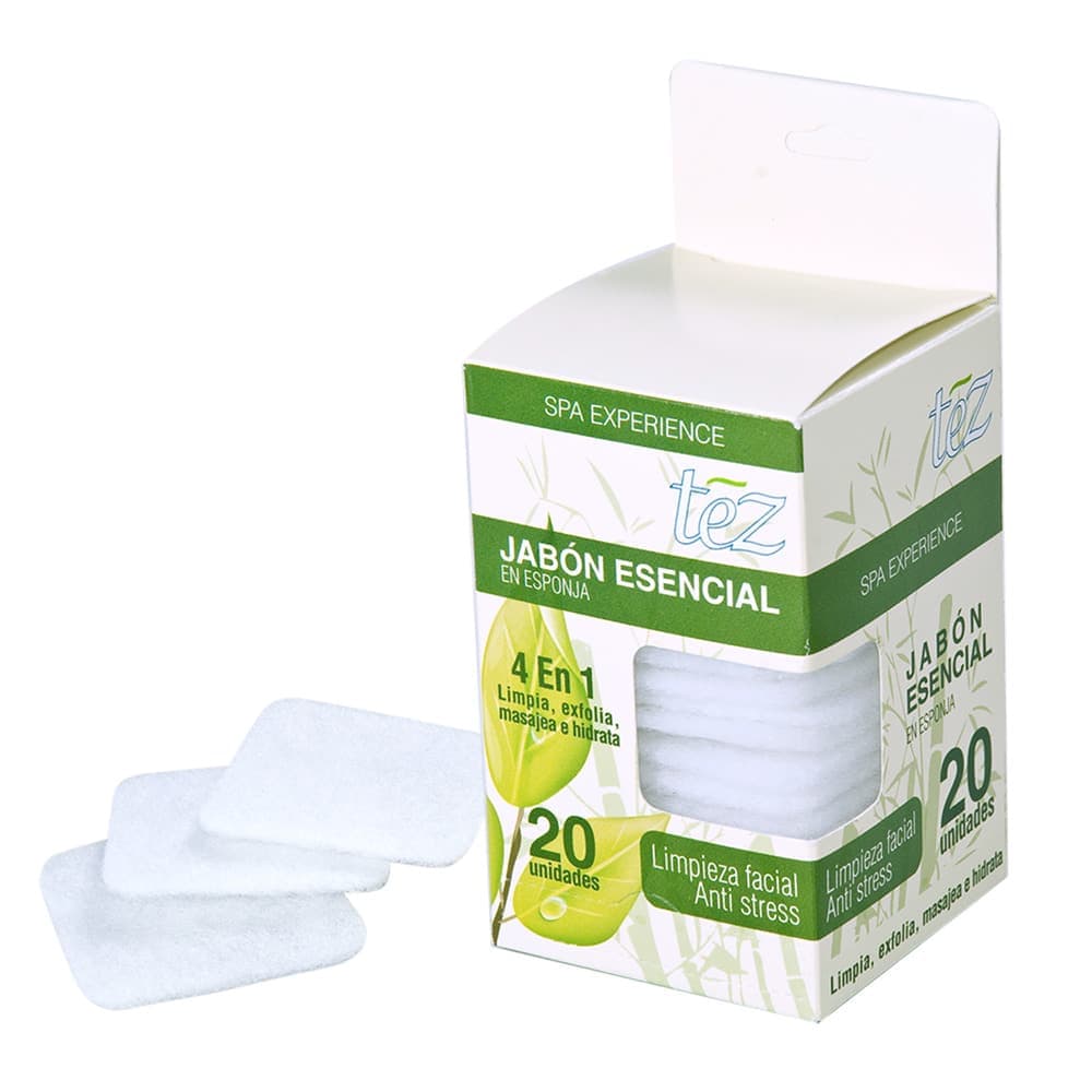 Jabón Esencial Exfoliante con Esponja - Limpieza Profunda 4 en 1 | Tez alternate