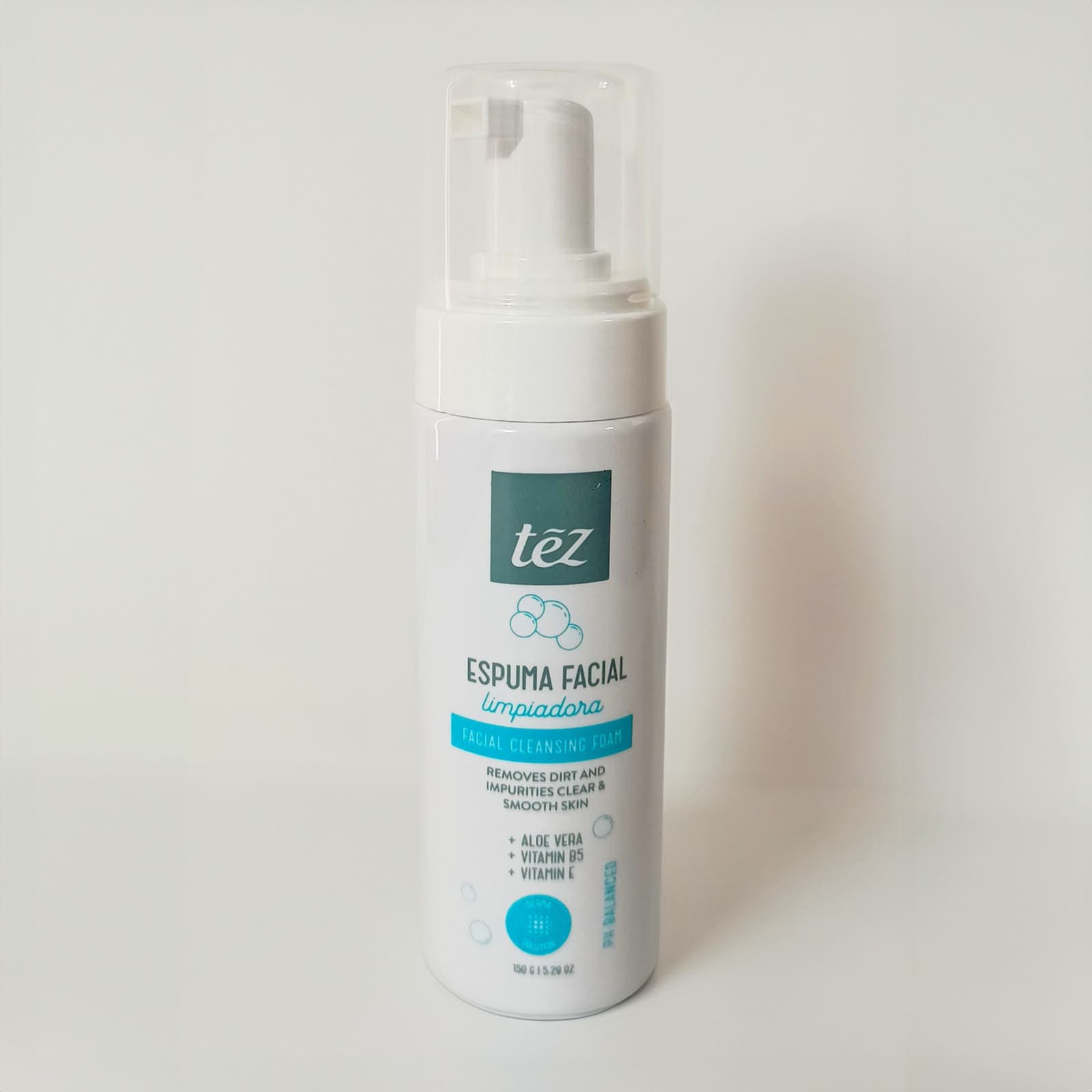 Espuma Facial Limpiadora e Hidratante - Piel Suave y Refrescante | Tez