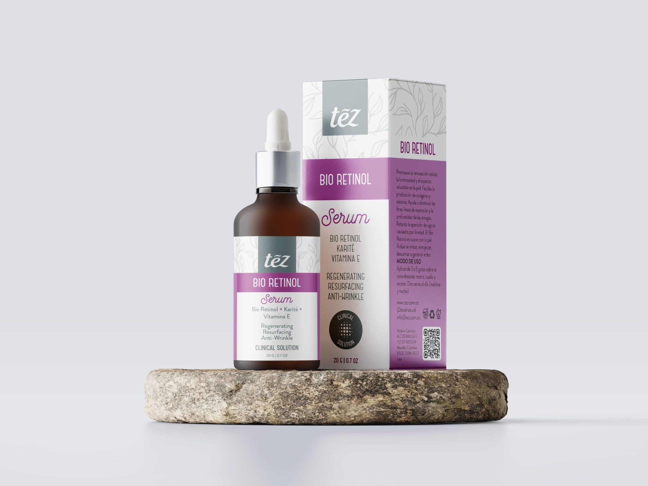 Sérum Bio-Retinol con Efectos Antienvejecimiento – Tez