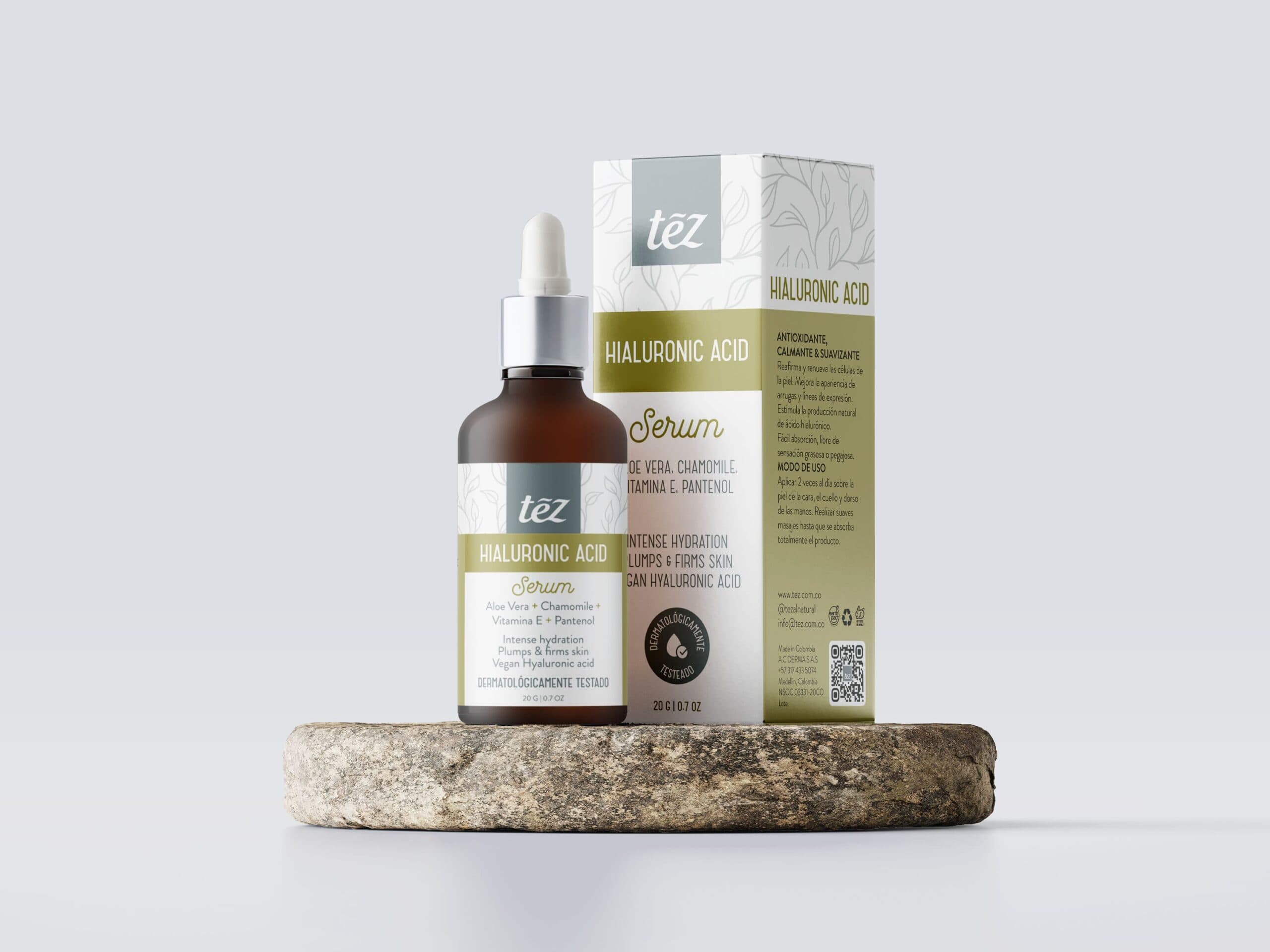 Sérum Hidratante con Ácido Hialurónico - Restaura y Rejuvenece Tu Piel - Tez alternate