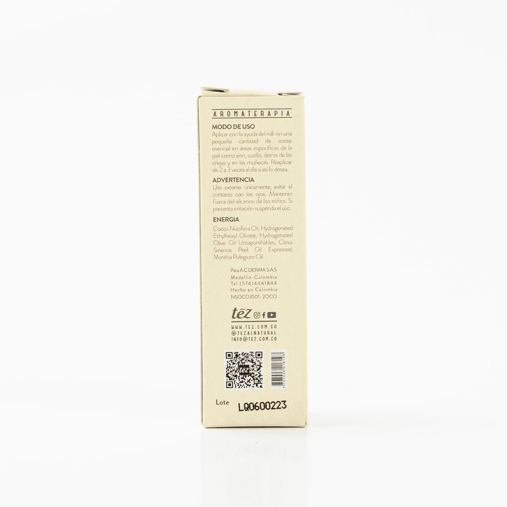 Aceite Esencial de Energía - Vitalidad y Refrescante Natural | Tez alternate