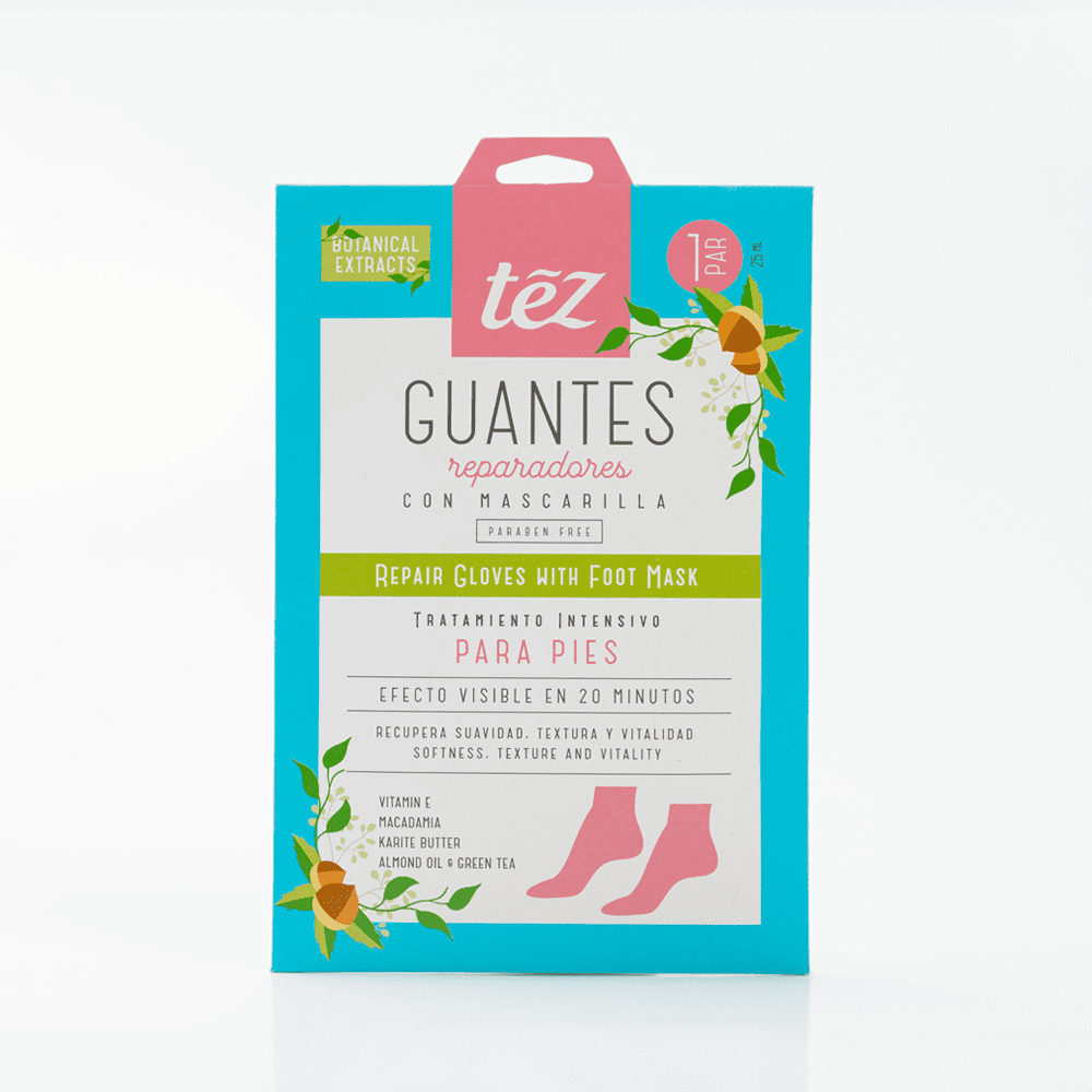 Guantes Reparadores con Mascarilla para Pies – Hidratación y Cuidado Intensivo | Tez alternate