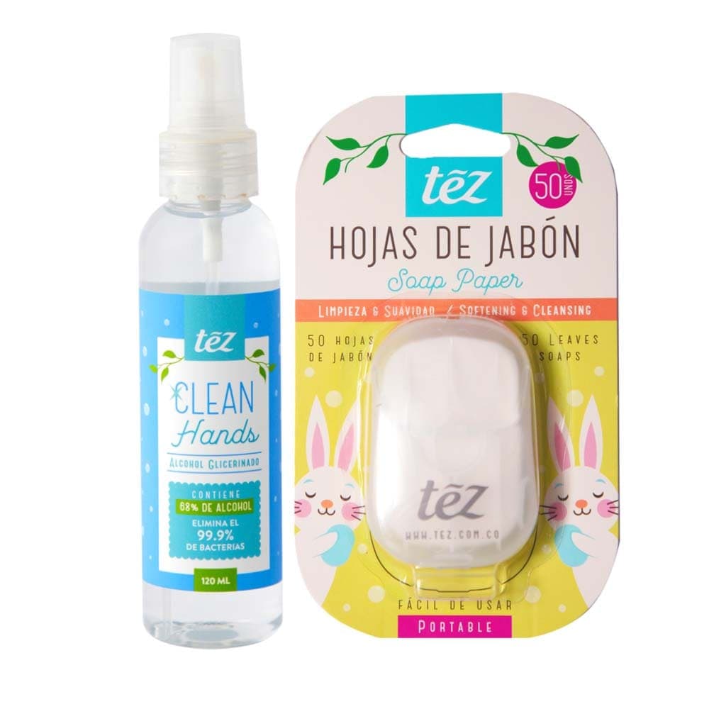 Kit Mini de Limpieza y Desinfección – Portabilidad y Eficacia en un Solo Paquete | Tez