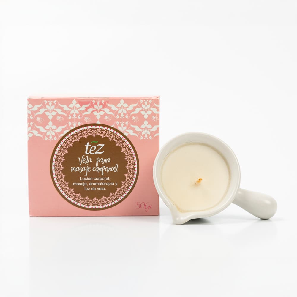 Vela de Soya para Masaje Corporal – Relax y Nutrición en un Solo Paso | Tez alternate