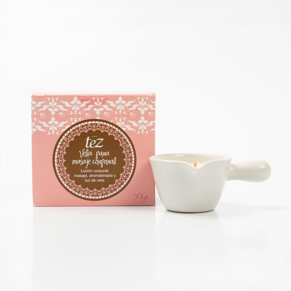 Vela de Soya para Masaje Corporal – Relax y Nutrición en un Solo Paso | Tez alternate