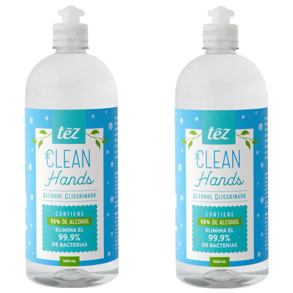 2 x 1 Alcohol glicerinado 2 litros – Ahorro y Protección Continua | Tez alternate