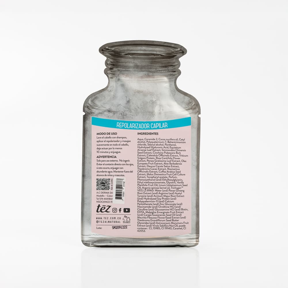Mascarilla Capilar Repolarizadora – Regeneración y Brillo Intenso | Tez alternate